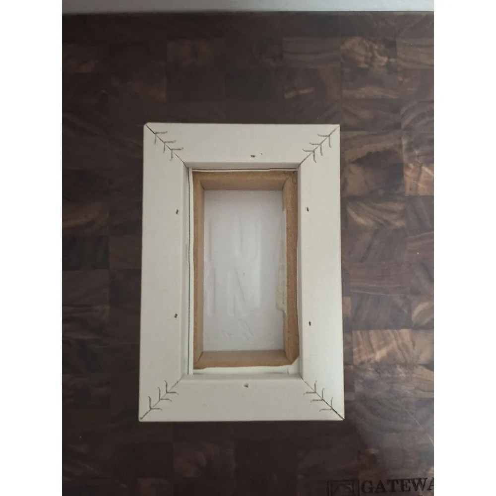 Autumn Vibes Framed Canvas Tabletop Wall Sign Sage Green Fall Decor